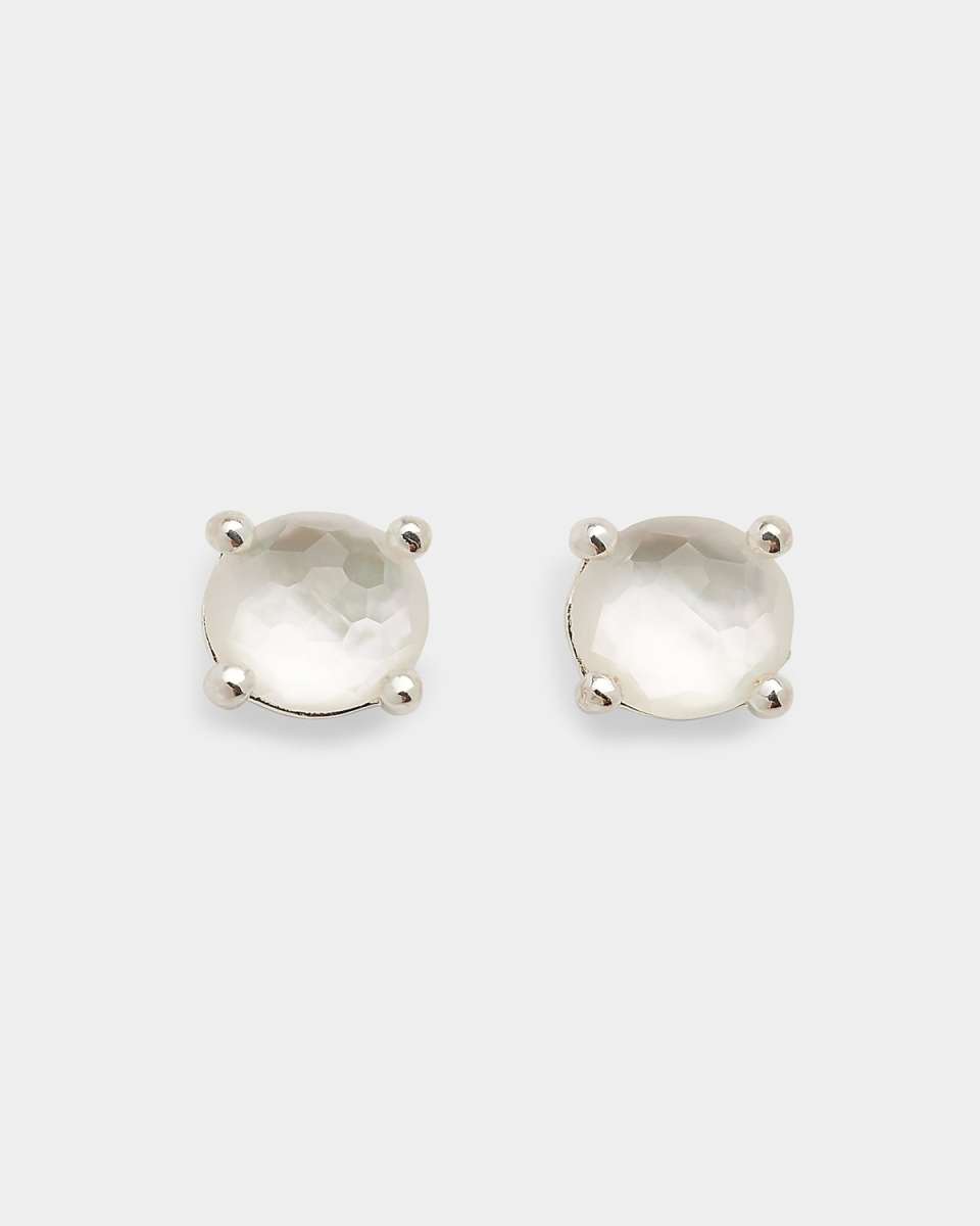 Mini Stud Earrings in Sterling Silver